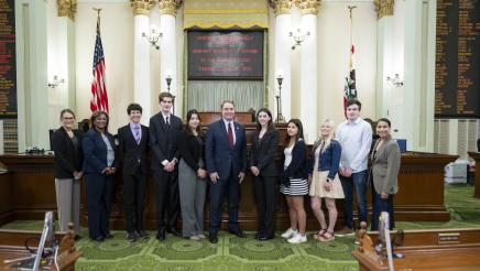 Assemblymember Connolly Welcomed Marin County District Office Staff and Interns to the Capitol
