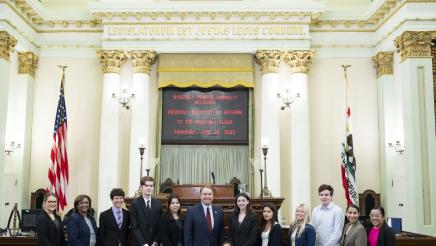 Assemblymember Connolly Welcomed Marin County District Office Staff and Interns to the Capitol