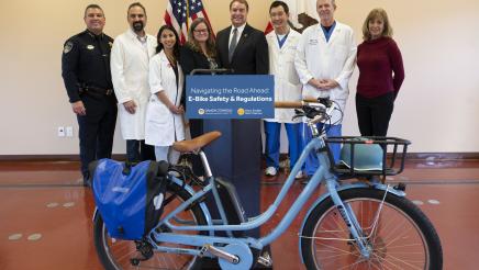 Assemblymember Connolly at E-Bike Press Conference